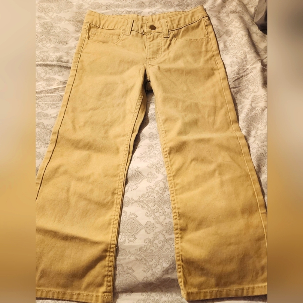 Girls Size 8 Carhartt Tan Bootcut Pants